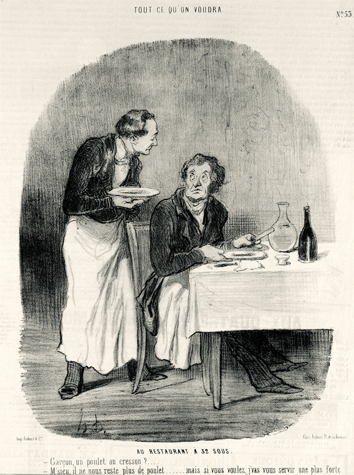  奥诺雷·杜米埃 Honore Daumier ——在餐厅32号